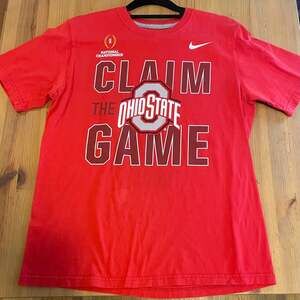 Nike Ohio State Buckeyes National Championship 'Claim The Game' T-Shirt Size Med